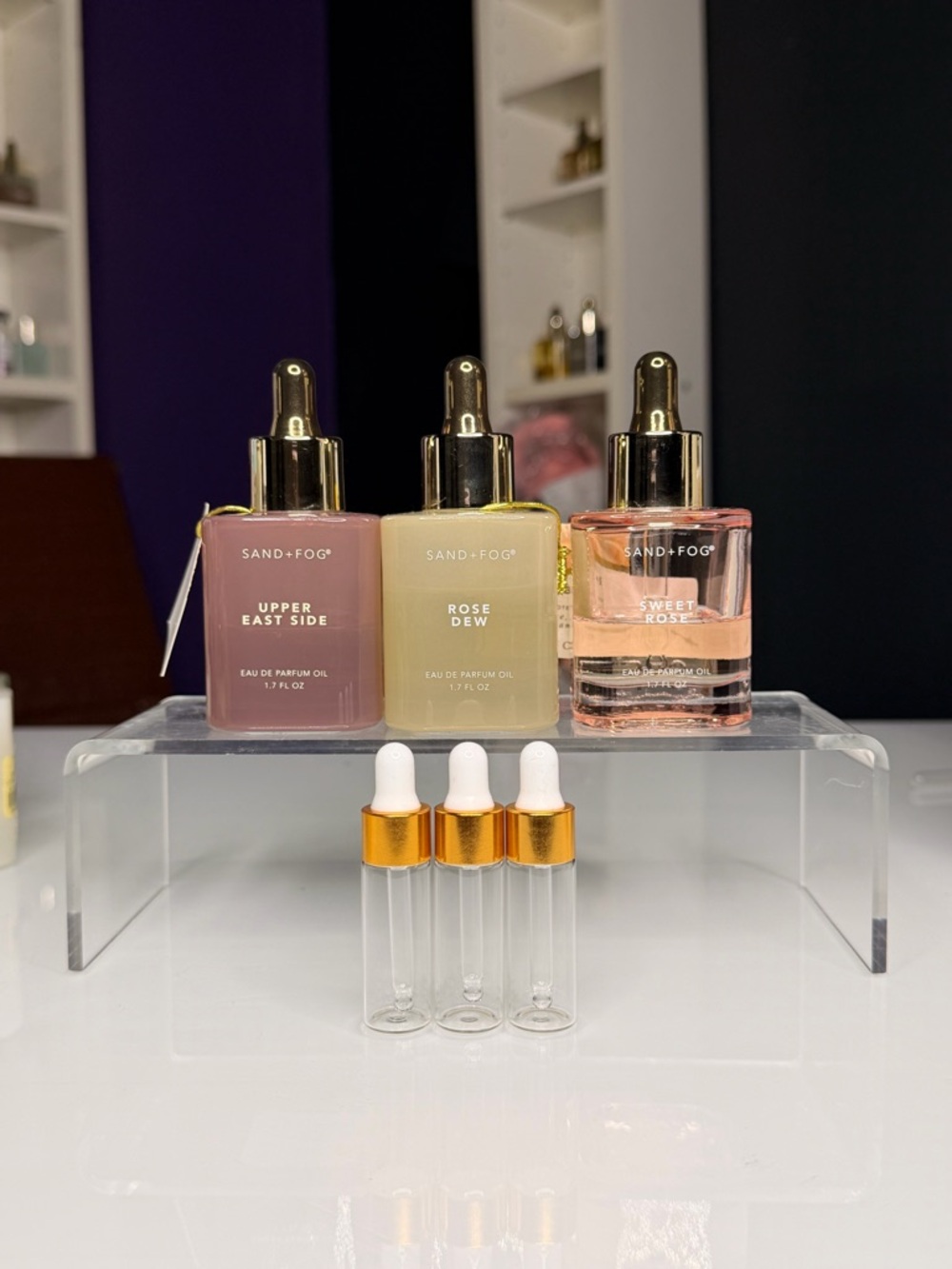 Sand + Fog Rosey Oil Bundle Set of 3